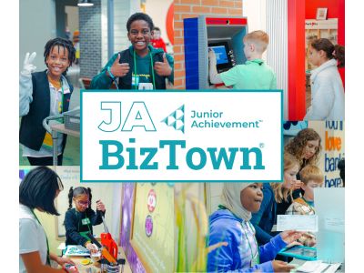 Students in JA BizTown